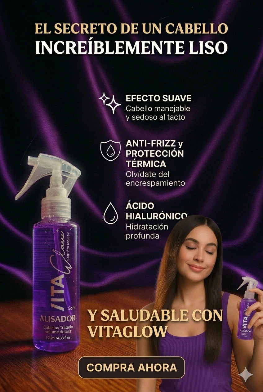 ALISADOR PARA CABELLO VITAGLOW SOFT